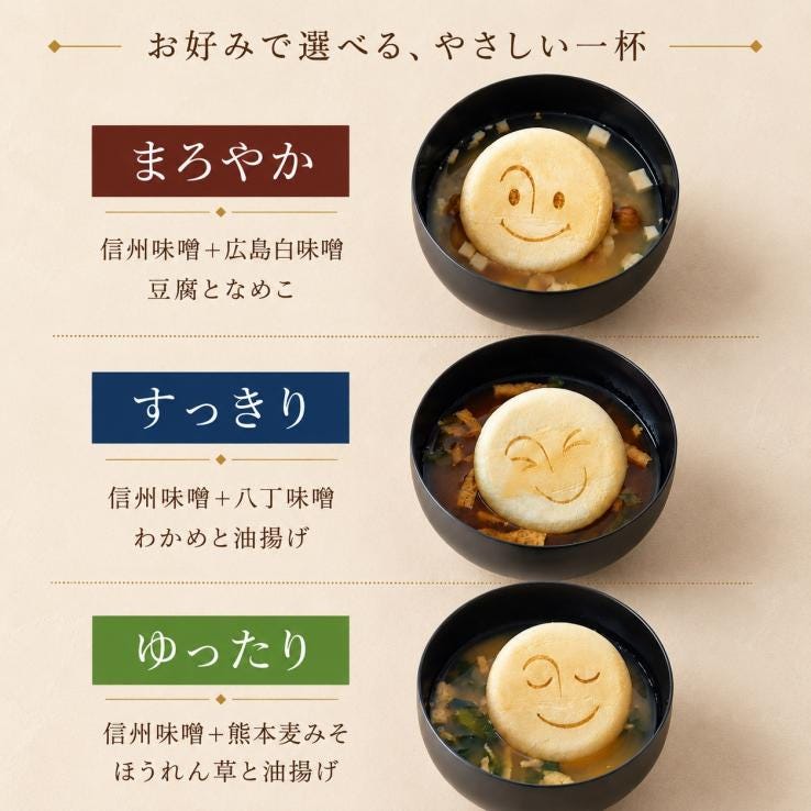 味噌汁専門店 美噌元 美噌汁最中 12個 ギフト フリーズドライ味噌汁_説明画像01