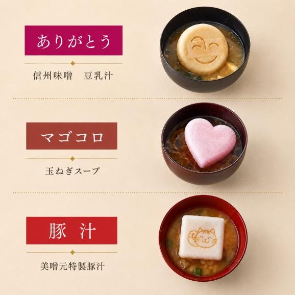 味噌汁専門店 美噌元 美噌汁最中 6個 ギフト フリーズドライ味噌汁05