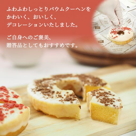 MIYABI′S バウムクーヘン【デコバウム2種6個入り】やさしい自然な甘さ、ふわふわしっとり食感のバームクーヘン スイーツ 母の日 父の日 冷蔵便 送料無料 3001 #802