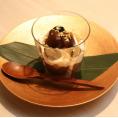 “ミシュラン掲載店 日本料理百屋特製” 洋風チョコレートわらび餅