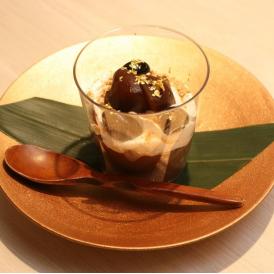 “ミシュラン掲載店 日本料理百屋特製” 洋風チョコレートわらび餅