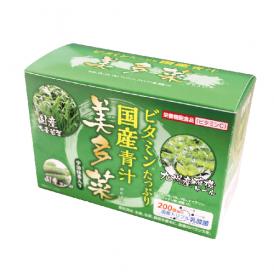 【 国産 青汁 】 美多菜（3g×30袋）ビタミン8種、乳酸菌200億個、おいしく 飲みやすい 宇治抹茶入り