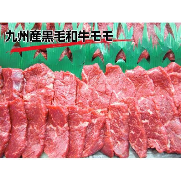 【送料無料】九州産黒毛和牛焼肉　１ｋｇ◎モモorカルビー選べる◎05