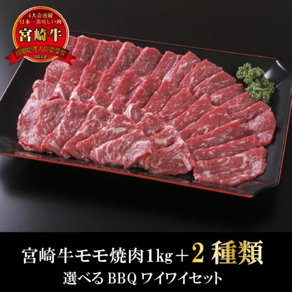 宮崎牛 バーベキュー ワイワイセット 5人用 1.5kg 送料無料 肉 セット 大人数 パーティー 豚肉 鶏肉 ホルモン 焼肉 ウインナー レバー02
