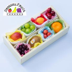 箱を開けると、色とりどりのフルーツが並ぶ、華やかなフルーツボックス！