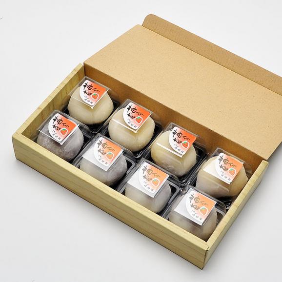 【8個箱入り】いちご大福　つぶあん・カスタードクリーム02
