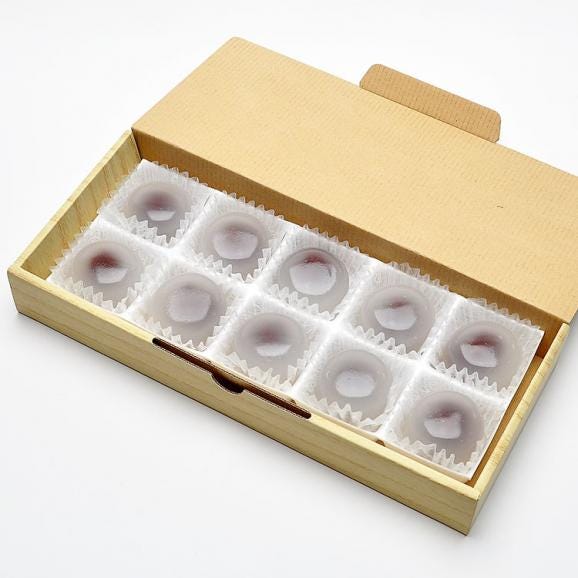 【送料無料】こしあん水まんじゅう【10個箱入】02