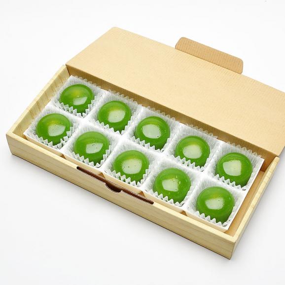 【送料無料】抹茶しろあん水まんじゅう【10個箱入】02