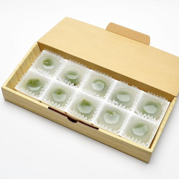 【送料無料】やぶきた茶あん水まんじゅう【10個箱入】02