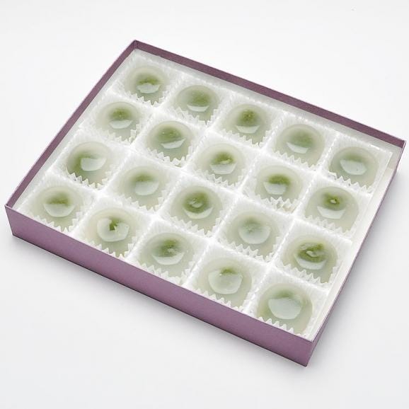 【送料無料】やぶきた茶あん水まんじゅう【20個箱入】02