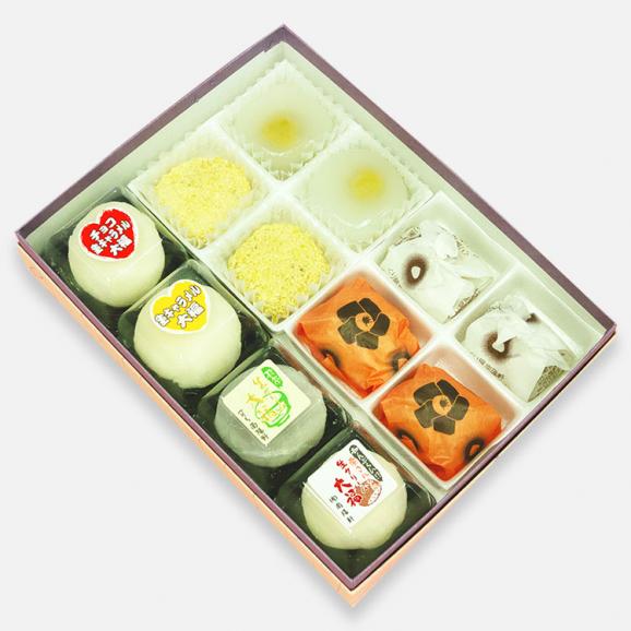 母の日【送料無料】母の日特別セット チョコ・生キャラメル大福各1個/抹茶・栗きんとんクリーム大福各1個/栗粉餅/栗きんとん水まんじゅう/栗柿/栗きんとん各2個【合計12個入】05