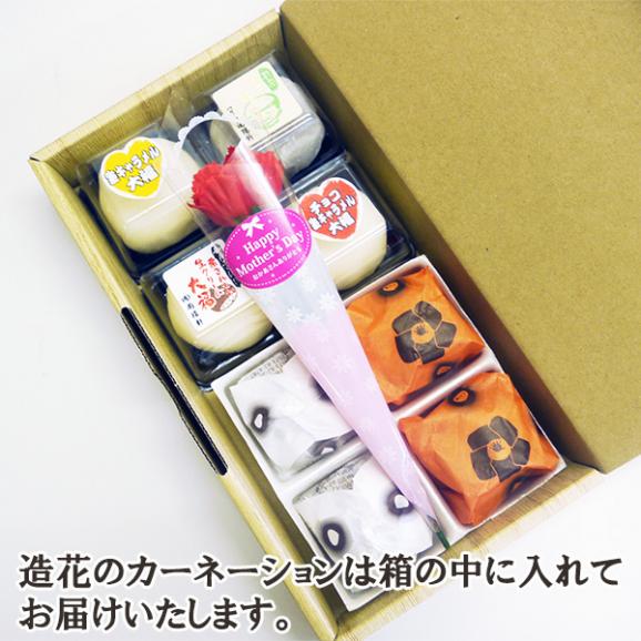 母の日【送料無料】母の日満喫セット チョコ・生キャラメル大福各1個/抹茶・栗きんとんクリーム大福各1個/栗柿/栗きんとん各2個 【合計8個入】05