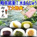 【送料無料】5種類の水まんじゅう10個入 栗きんとん/梅入り/小豆こしあん/抹茶白あん/やぶきた茶あんの水饅頭 各2個 合計10個入