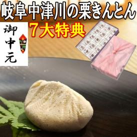 お中元ギフト【送料無料】岐阜中津川 本物の 栗きんとん15個入り