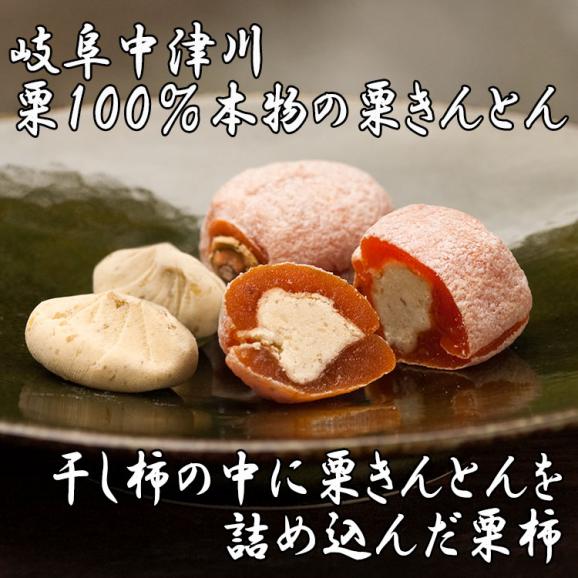 【送料無料】敬老の日 プレゼント ギフト 和菓子 スイーツ 最旬の秋の味覚♪ 秘密のケンミンshowで紹介 ★ 栗きんとん入り干し柿 ★ 栗きんとん10個・栗柿10個入り05
