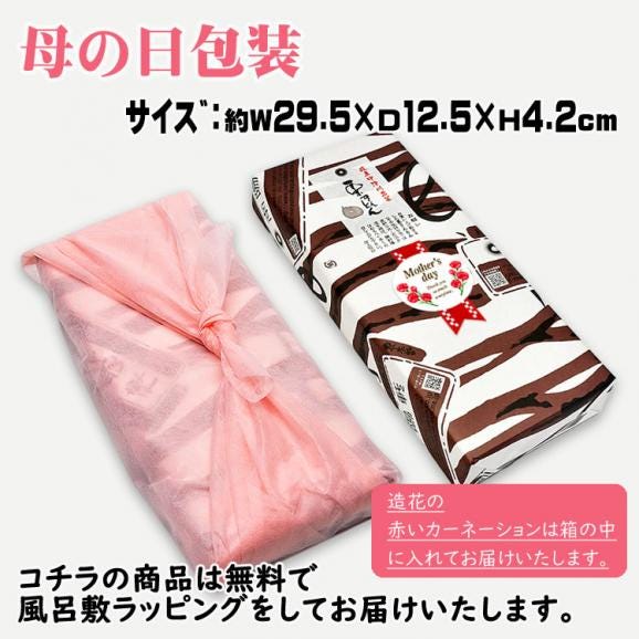 母の日【送料無料】栗きんとん10個入り プレゼント スイーツ 和菓子 花とスイーツ 以外 ギフト 造花の カーネーション & 選べるメッセージーカード & 風呂敷ラッピング06