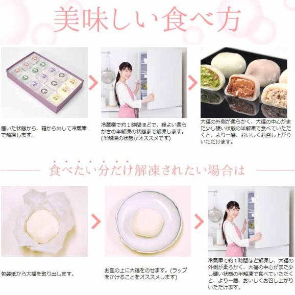【送料無料】5種類のくりーむ大福10個入05