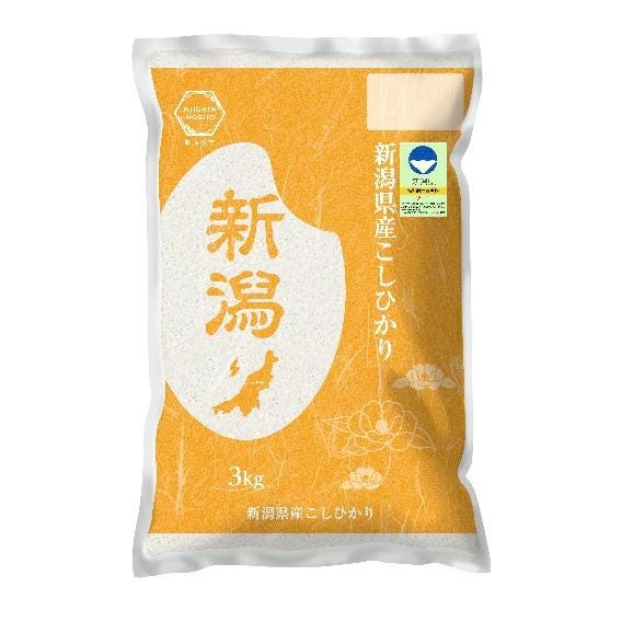 令和５年産 県認証 特別栽培米 新潟産 コシヒカリ 3kg 精米01