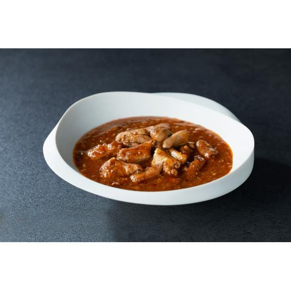 黒毛和牛の麻婆ソースと豚のホルモン / お肉牛肉ハチノスホルモンモツ惣菜おかず保存食常備食非常食備蓄レトルト食品簡単時短お手軽ミシュラン贅沢ご褒美レストラン飲食店グルメ黒毛和牛肉牛タン高級豚肉03