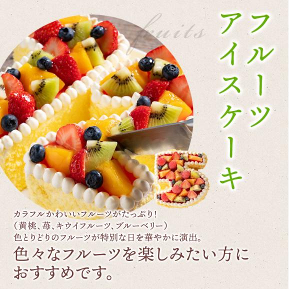 誕生日ケーキ バースデーケーキ  アイス数字ケーキ　冷凍配送05