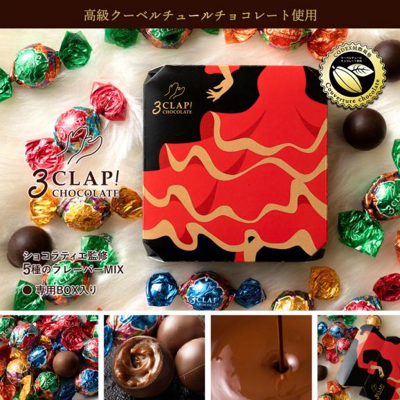 チョコレート チョコ 3CLAP! CHOCOLATE Lightセット8個入 [ 送料無料 かわいい スリークラップ チョコレート スイーツ 本格クーベルチュール使用 お菓子 プレゼント ] バレン03
