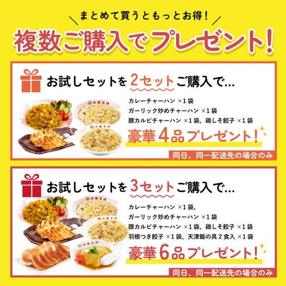 【大阪王将】送料無料！お試しセットVer.8【大阪王将の本格中華詰め合わせ】※北海道・沖縄は別途送料必要04