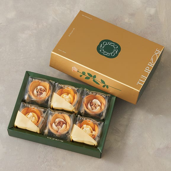 チューリップローズ バター＆チーズ　6個入（手提げ袋付き）04