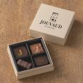 4タブレットに輝くショコラティエの逸品！ JOUVAUD（ジュヴォー）　アソートショコラ４個入