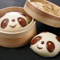過門香のパンダまん(肉まん) 4個入り 【冷凍】◎ 中華まん かわいい お取り寄せグルメ