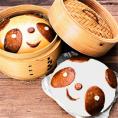 過門香のパンダまん(肉まん・チョコまん) 各2個入り 【冷凍】◎ 中華まん かわいい お取り寄せグルメ