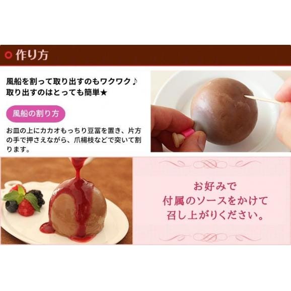 1日10個限定！カカオもっちり豆冨 （80ｇ×4個） 選べるソース付き 【冷蔵】【送料無料】 もっちり豆腐04
