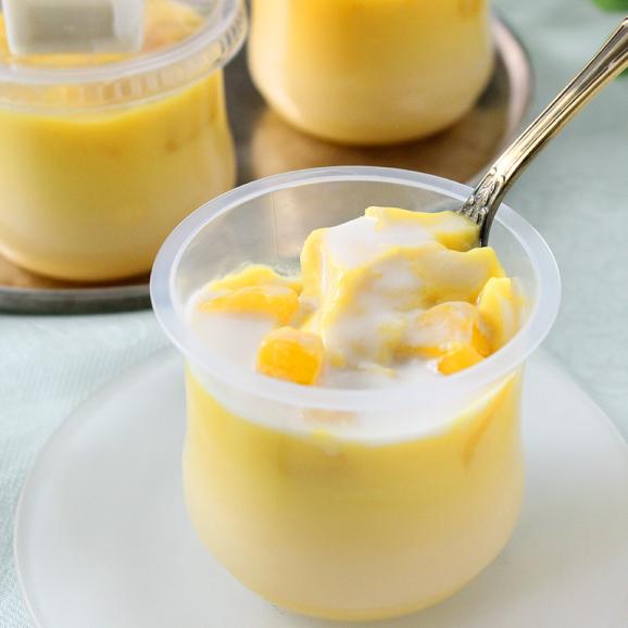 過門香 マンゴープリン(8個) ソース付き 【送料無料】【冷蔵】◇02