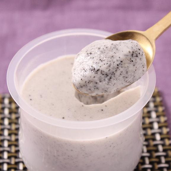 ≪母の日ギフト≫黒胡麻杏仁豆腐（4個入）杏ソース付き ≪期間限定ティーパック付き≫【送料無料】【冷蔵】◇03