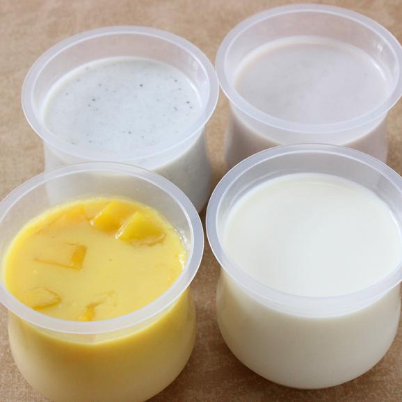 ≪母の日ギフト≫過門香 デザート4種(各1個)セット (プレーン/十勝あん/黒胡麻の杏仁豆腐、マンゴープリン) ≪期間限定ティーパック付き≫【送料無料】【冷蔵】◇03