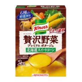 クノールカップスープ 贅沢野菜プレミアムポタージュ 北海道スイートコーン 2袋入 味の素
