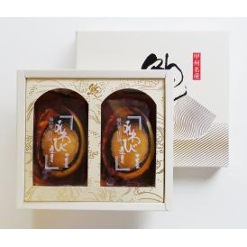山梨 「かいや」 あわび姿煮 2粒 鮑 あわび 姿煮 煮貝 グルメ ごちそう お取り寄せ食品