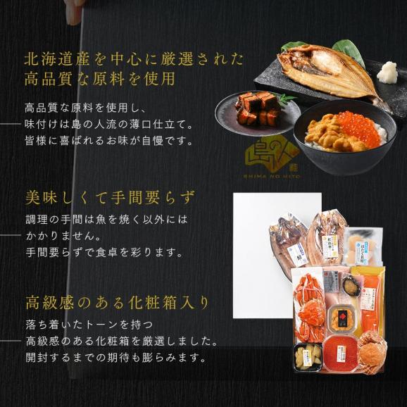 北海道 最高級海鮮11点セット 匠(たくみ)【二大蟹・ウニ・ほたて入り】【送料無料】02