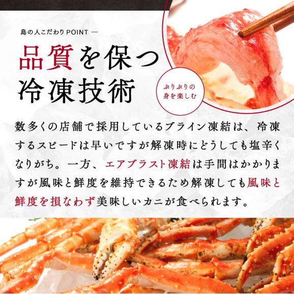 【タラバより濃厚】イバラガニ 脚 800g前後 (1肩)【送料無料】03