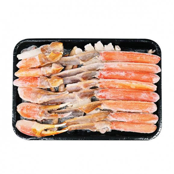 かに お刺身 生ズワイガニ 1.0kg【送料無料】カット済みだから食べやすい かに カニ 蟹 ズワイ カニしゃぶ 蟹しゃぶ ポーション 刺身 グルメ 北海道 食品 食べ物 海鮮 お取02