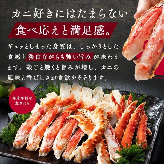 【便利なカット済み】タラバガニ 特大蟹脚 1.0kg（2～3人前）冷凍【送料無料】02