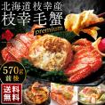 かに 北海道 枝幸産 プレミアム毛蟹 570g【送料無料】