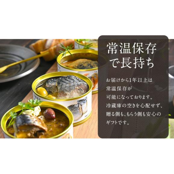 北海道産 懐石缶詰セット(4種6缶)　さば(鯖)水煮缶・さば(鯖)味噌煮・さんま蒲焼・いわし(鰯)　【送料無料】内祝い お返し プレゼント ギフト お取り寄せ05