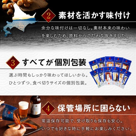 【北海道産素材100%】おつまみ 11種セット 北海道 海鮮珍味【送料無料】05
