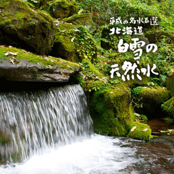 平成の名水百選☆北海道 白雪の天然水 2L×12本02