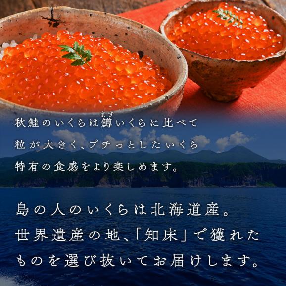 大粒 利尻昆布だし醤油 北海道産 鮭 イクラ醤油漬 450g（150g×3）【送料無料】【粒が大きい・しょっぱくない】03