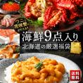 ＼ウニと花咲ガニが必ず入る／島の人 海鮮福袋 2025 海鮮9点【送料無料】グルメ 福袋 お取り寄せグルメ 北海道 