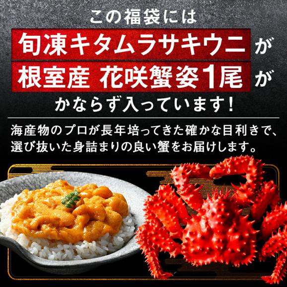 \ウニと花咲ガニが必ず入る/島の人 海鮮福袋 海鮮9点【送料無料】グルメ 福袋 お取り寄せグルメ 北海道 03