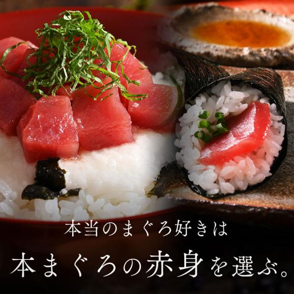 地中海産 天然本マグロ 赤身　約200g柵×2【送料無料】03
