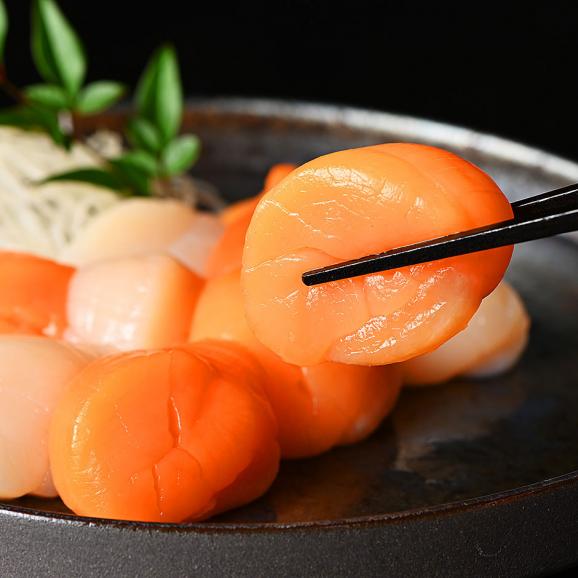 ほたて 北海道産 お刺身用 赤玉ホタテ貝柱 800g【送料無料】【ジッパー袋入り・バラ凍結】03