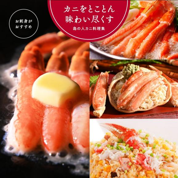 未冷凍 北海道産 ボイル済み オオズワイガニ 姿 400〜480g×2尾【送料無料】【水揚げ次第お届け】04